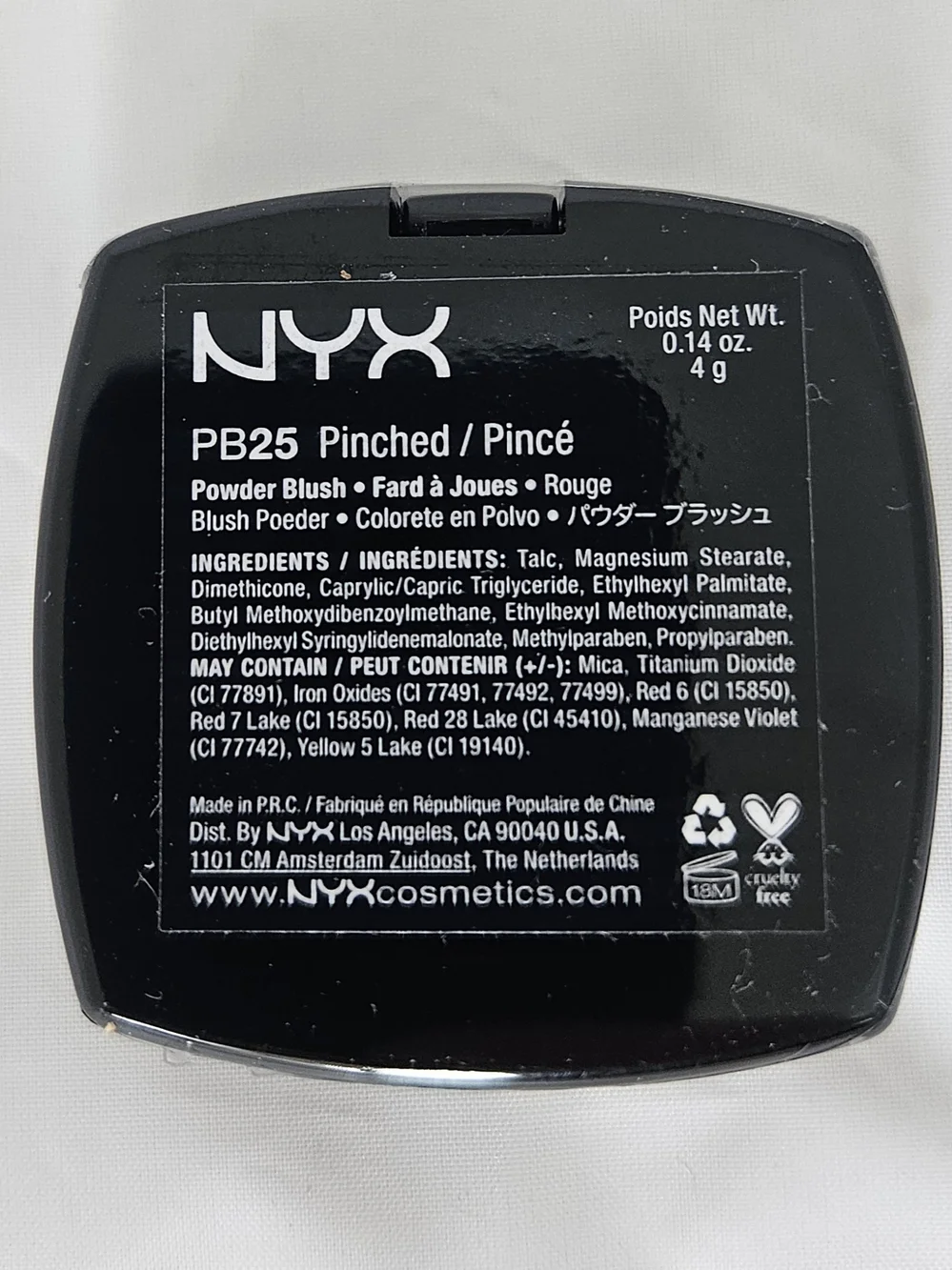 NYX powder blush